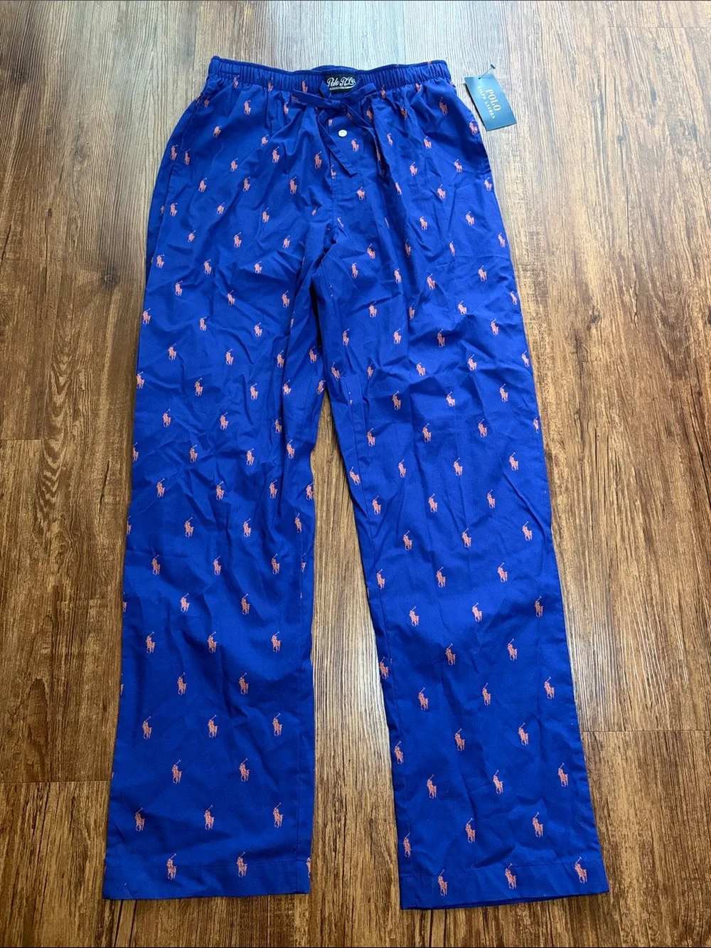 Polo Ralph Lauren Cotton Pajama Pant Pony Logo Blue Men’s Size S NWT